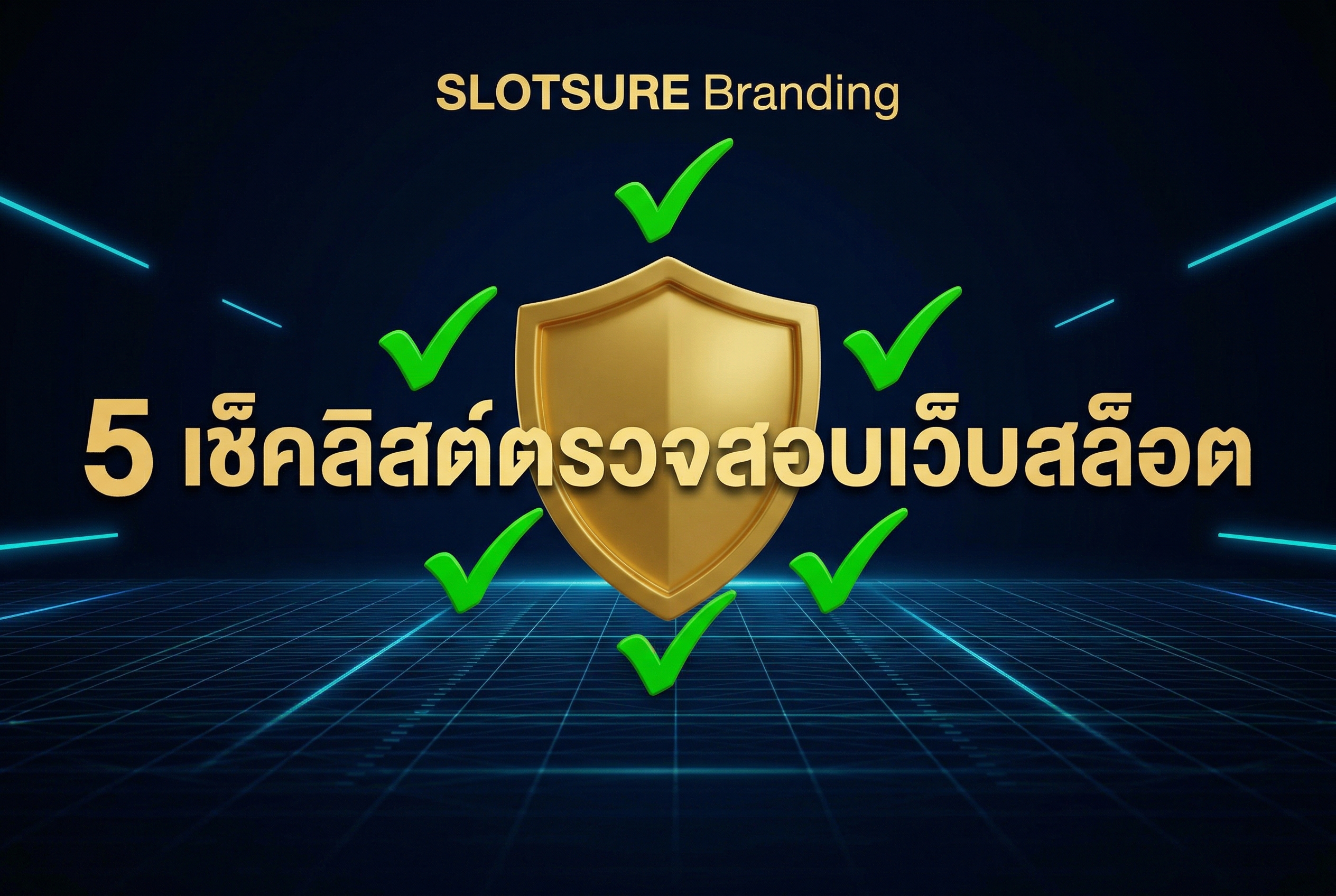 5 จุดเช็กก่อนเลือกสล็อตเว็บตรง